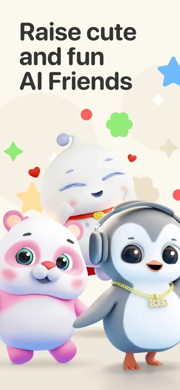 Pengu, Bao and Mellow together in Friends