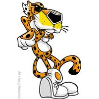 Chester Cheetah wearing sunglasses and sneakers