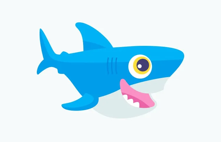 Sammy the Shark, DigitalOcean's blue developer mascot