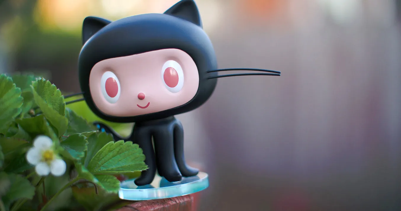 A large Mona the Octocat collectible figurine outdoors