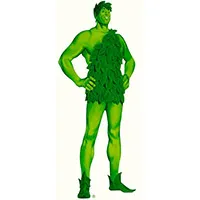 The Jolly Green Giant in a leafy green outfit
