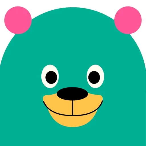 Kodi Bear and the Khan Academy Kids character cast