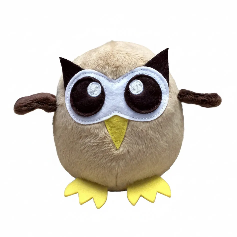 A full Owly plush made for Hootsuite