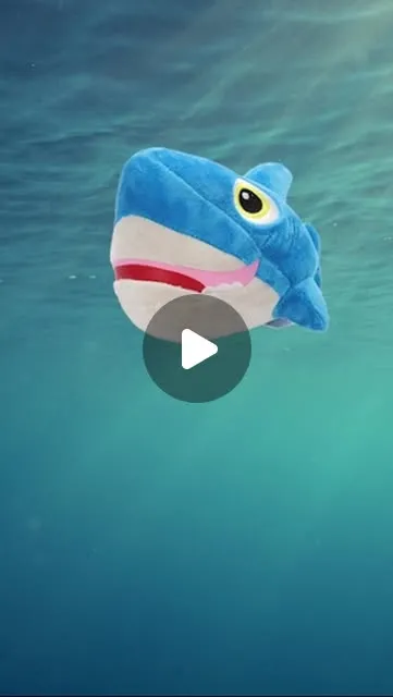 A large Sammy the Shark plush made for DigitalOcean