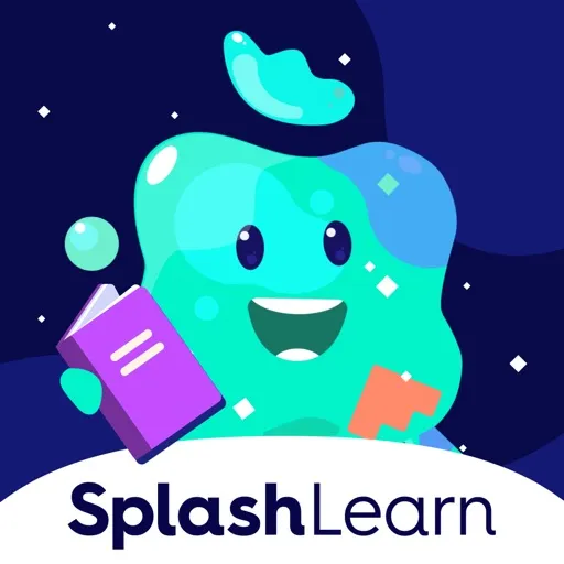 Splashee and the colorful SplashLearn character world
