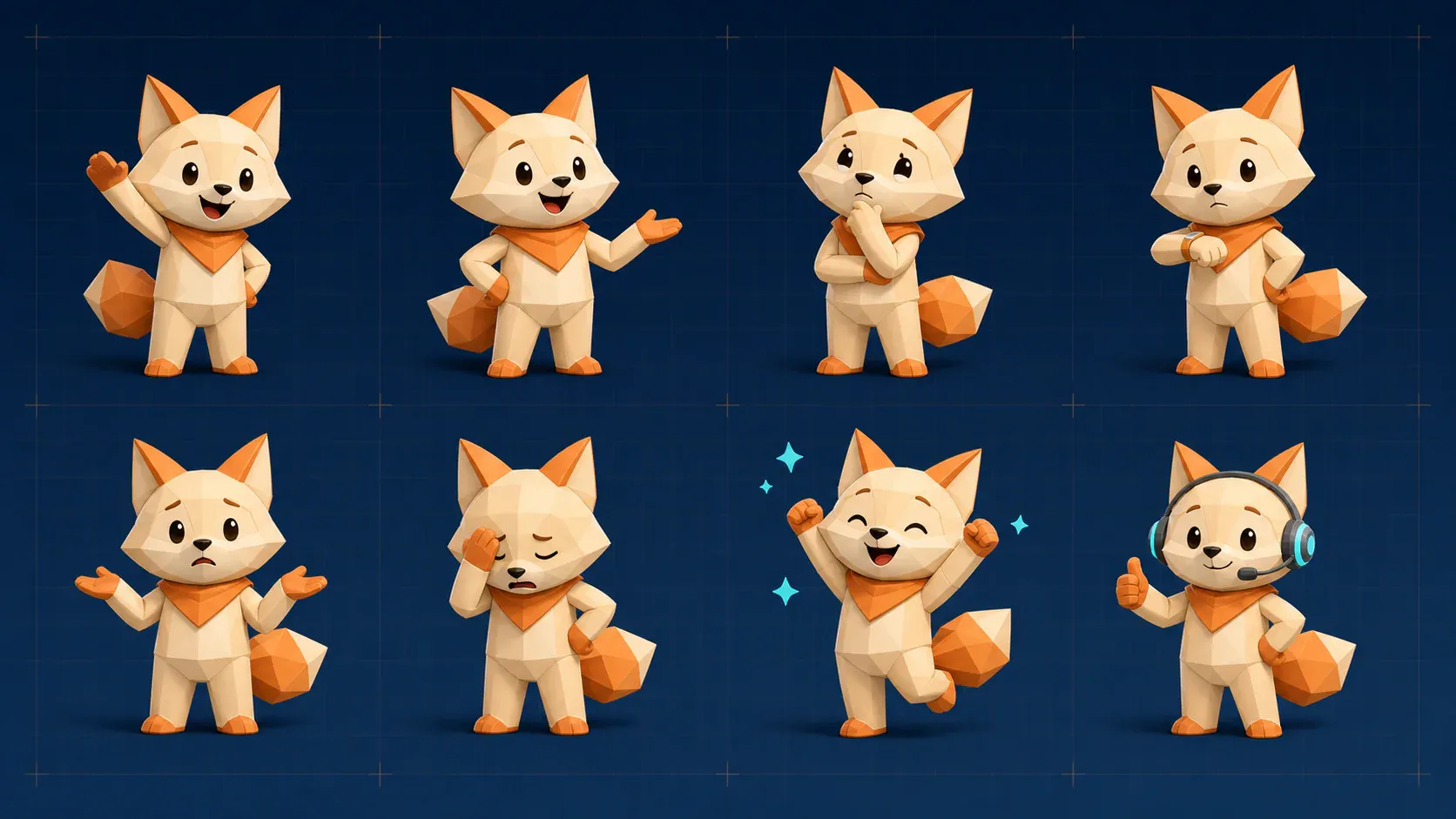 Mascot Poses and Expressions: A Starter Library for App Teams