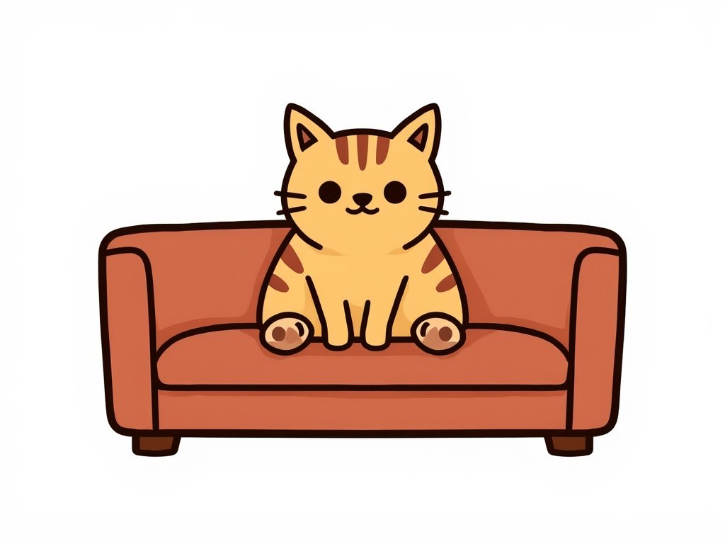 Vector (flat) mascot style preview