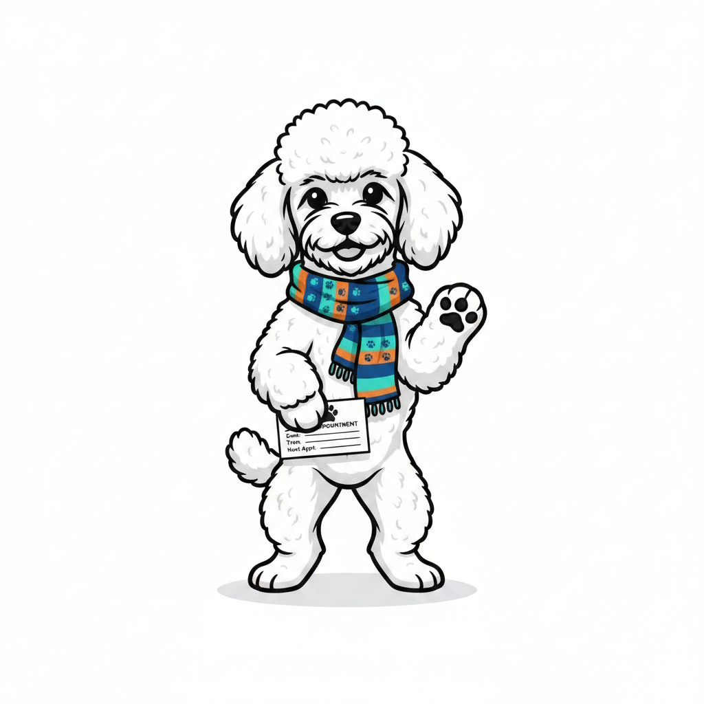 Salon Pup Appointment card