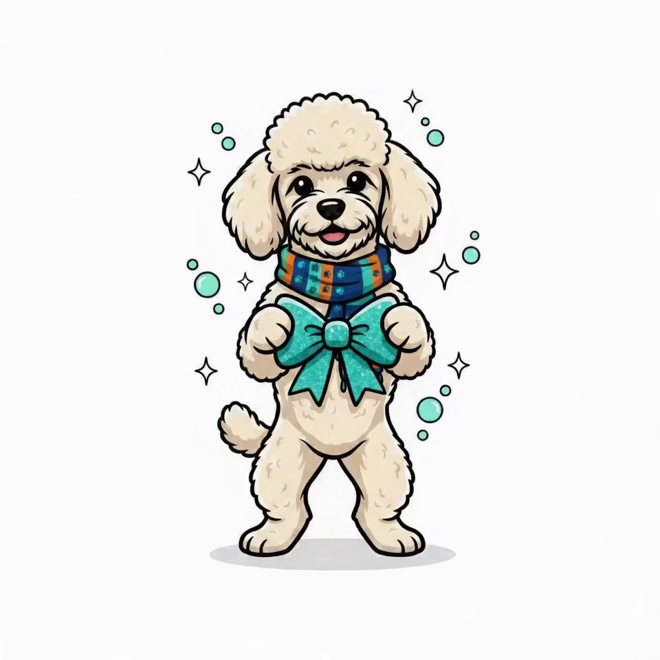 Salon Pup mascot
