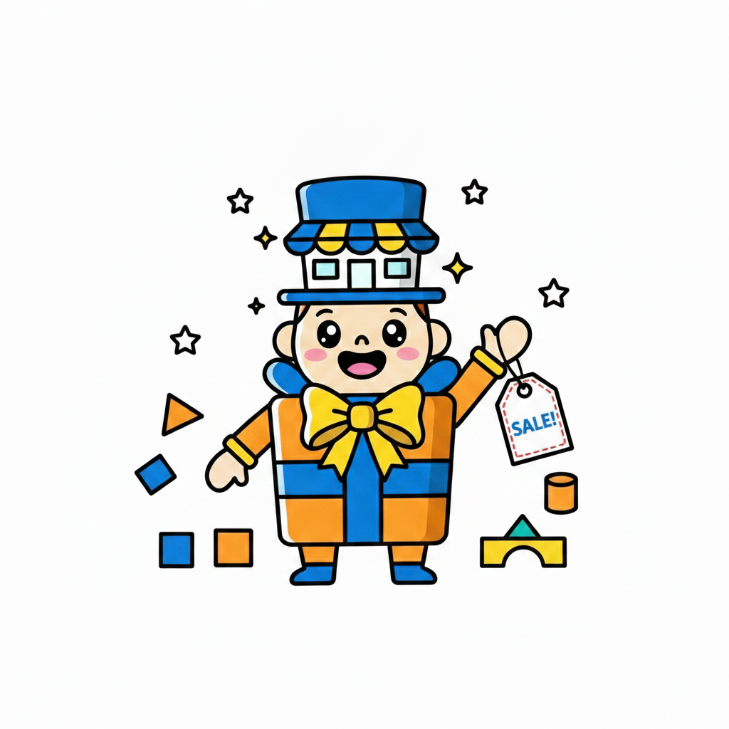 Toy Shop Spark Sticker magic